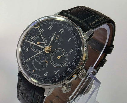 Zeppelin Moon Phase Watch - LZ 129 Boxed
