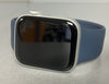 Apple Watch Series 9 [GPS, 45mm] - Silver Aluminium Case with Tempest Blue Sport Band