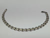 9ct White Gold X Link  Bracelet