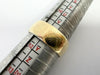 9ct yellow gold wedding band ring size W 1/2