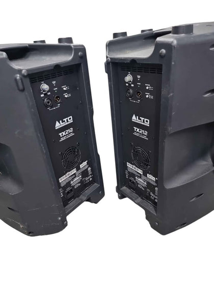 Pair Of Alto Professional TX212 600-Watt 12-Inch 2-way Powered PA Loudspeaker