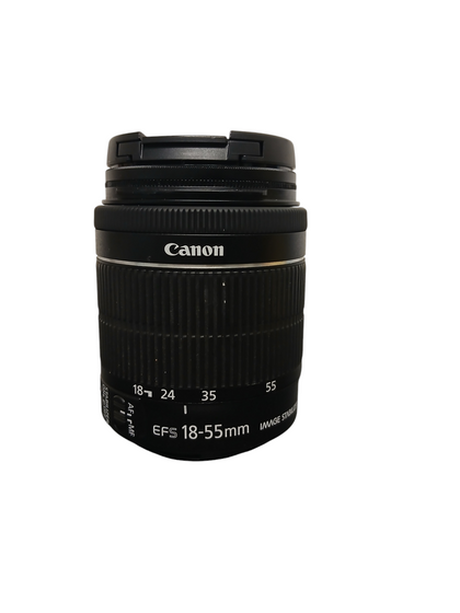 Canon EF-S 18-55mm f/3.5-5.6 IS Black Lens