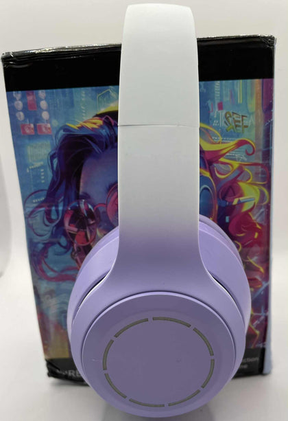Wireless Purple Headphones