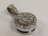 18ct White Gold Diamond Pendant