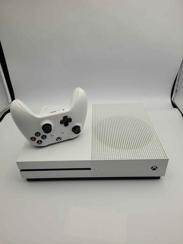Microsoft Xbox One S Home Gaming Console - 500GB HDD - White - Unboxed With White Pad