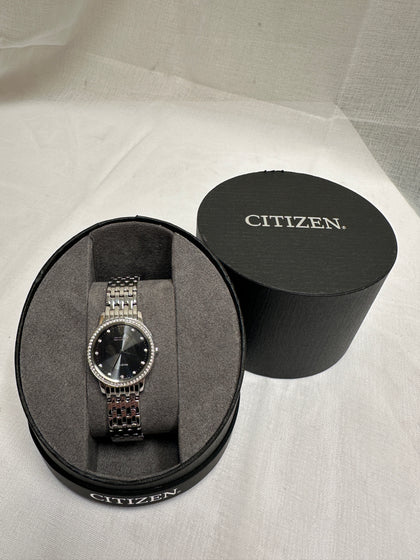 Citizen Ladies Crystal Eco-Drive Silhouette Watch