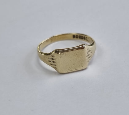 9ct gold ring size O