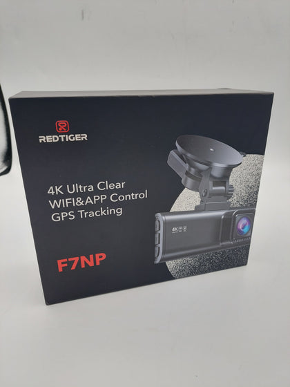 Redtiger Dash Cam Front Rear 4K/2.5K Full HD Dash Camera - Boxed, With Original Packaging **LIKE NEW**