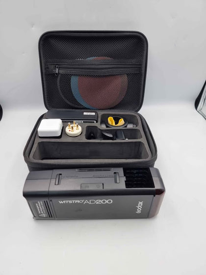 GODOX AD200 TTL 2.4G HSS 1/8000s Pocket Flash Double Head Speedite Flash Light