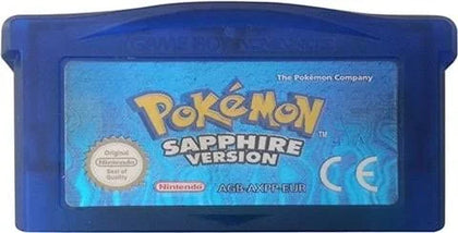 Pokemon Sapphire version, Unboxed gameboy advance