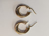 9ct White & Yellow Gold Earrings