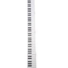 Carry-On 49-Key Touch-Sensitive Folding Piano - White