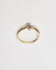 9ct Gold Diamond 0.10ct Solitaire Ring - Size M/N