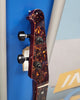 Qifteli / Cifteli plucked instrument handmade wooden brown/black including bag