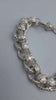 925 Sterling Silver Roller-Ball Belcher Chain Chunky Albert Clasp - 78.23 Grams - 9" Long *NEW*