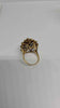 9ct Yellow Gold Tree Like Patterned Ring - Size K - 6 Grams