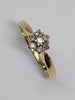 18ct gold  7 stone diamond ring