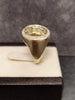 9ct Yellow Gold Replica LIVERPOOL FC SHEILD Ring  - Size W