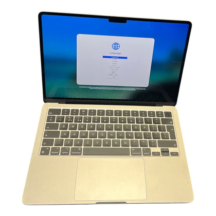 Apple MacBook Air 2022 M2 Chip 100% Battery Health 28 Cycle Count