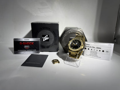Casio G Shock ' G STEEL' GST-B500GD-9AER Full box papers and extra links