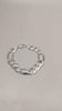 925 Sterling Silver 3 In 1 Figaro Bracelet - 8" Long - 31.80 Grams *BRAND NEW*