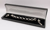 925 Hallmarked, Silver, Belcher Bracelet W/ Dog Clip Clasp, 9", 29.6g