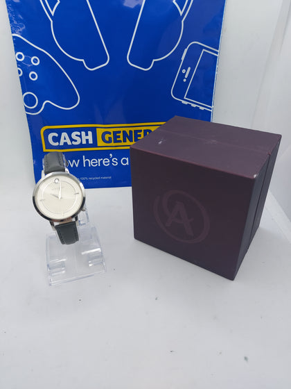 Accurist Pure Brilliance 8340 Quartz Ladies Watch With Moving Stone - Leather Strap - Boxed In Excellent Condition.