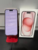 Apple iPhone 15 128GB Pink, Unlocked, 100% BH, Cycle Count 0