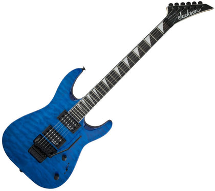 Jackson JS Series JS32Q DKA Dinky Arch Top Transparent Blue