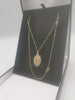 9CT Gold Necklace w/ Lion Pendant, 2.35Grams, 375 Hallmarked - 18" Length