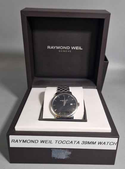 Raymond Weil Quartz Toccata 39MM Watch Boxed with extra links
