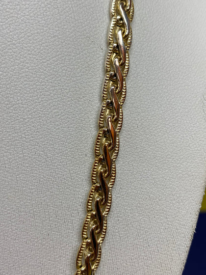 Silver 925 Gold Coloured Chain 25