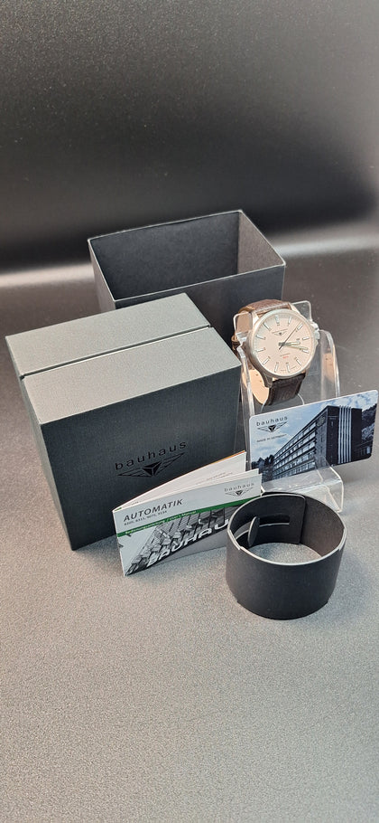 DX Bauhaus Aviation Automatic Watch - Beige
