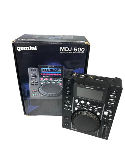 Gemini MDJ-500 Professional DJ Deck & Media Player