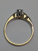 9ct gold diamond engagement ring