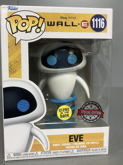 ** Collection Only ** Funko Wall-E POP! Disney Eve Flying (Glow-in-the-Dark) #1116.