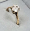 9ct Gold CZ Ring Size "O"