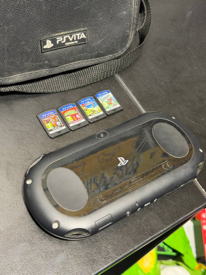 PS Vita with x4 Games + Case