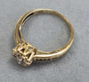 9ct Gold Diamond ring Size N