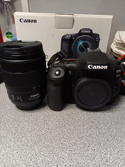 Canon Eos 90d Dslr Camera & Ef-s 18-55mm Iii Zoom Lens Kit Boxed