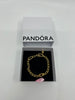 Pandora 14k Gold-Plated Small-Link Chain Bracelet with Heart Charm