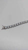 925 Sterling Silver Bracelet Surrounded By Glass Stones - 8" Long - 22.9 Grams *BRAND NEW*