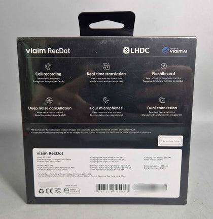 Viaim RecDot AI Recording true wireless earbuds