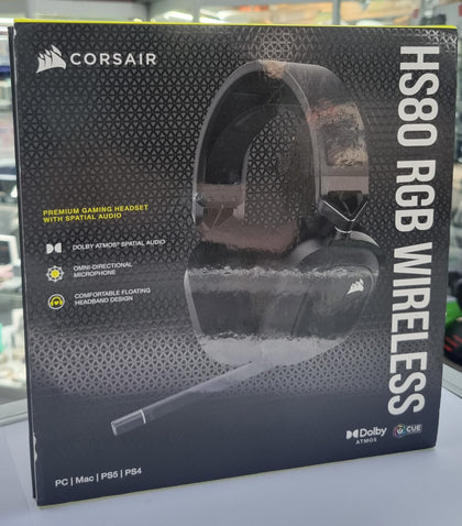 Corsair HS80 RGB Wireless Gaming Headset Black PC/MAC/PS5/PS4
