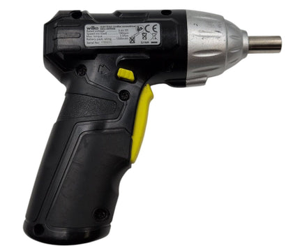 Wilko 3.6V Li-ion Cordless Electric Screwdriver with Screw Set 