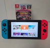 Nintendo Switch Console - Neon Red/Blue with 1 Game & 64Gb Mem Card