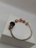 Pandora bracelete complete with 5 charms - hallmarked ALE box included