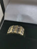 Thick cut 9 Karat gold ring - size L - 4.4grams