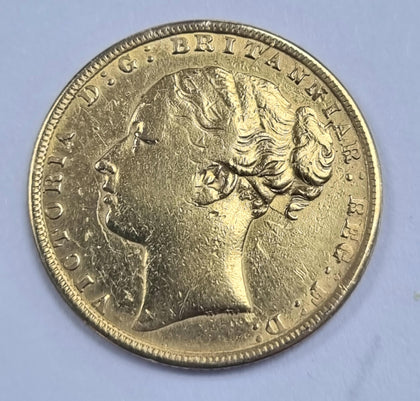 1872 full gold sovereign