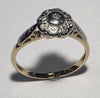 18ct 2 tone Gold Ring - Size L